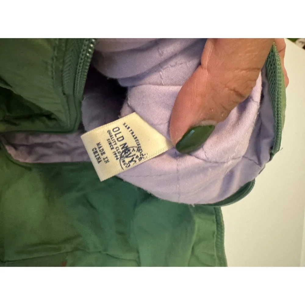 Old Navy Green Canvas Messenger Bag Y2K Utility Crossbody Cargo School Bag ss